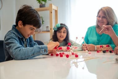 Kids learning together