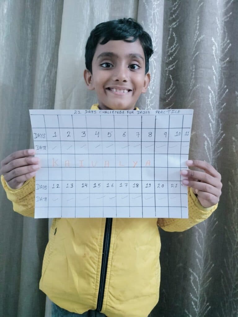 21 days practice certificate 1